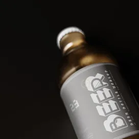 Stub or Steinie Style Beer Bottle 10